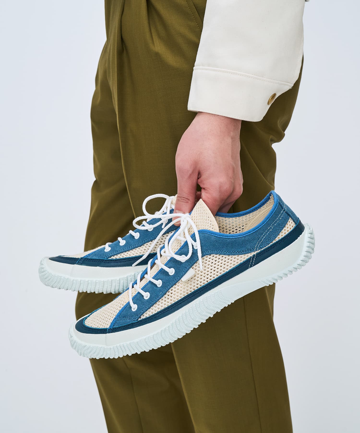 SP-1073 Whire/Navy - SPINGLE